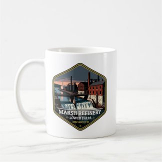 Marsh Raffinerie Lower Falls Innsmouth Vintage Rei Kaffeetasse