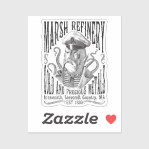 Marsh Refining Company Innsmouth Lovecraft Aufkleber