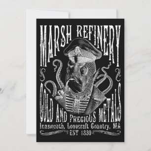 Marsh Refining Company Innsmouth Lovecraft Einladung