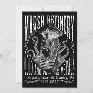 Marsh Refining Company Innsmouth Lovecraft Einladung