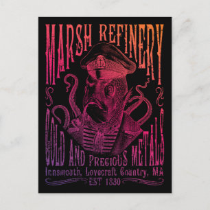 Marsh Refining Company Innsmouth Lovecraft Postkarte