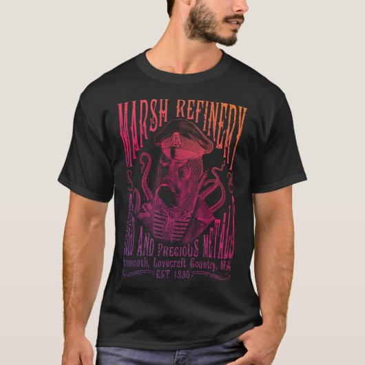 Marsh Refining Company Innsmouth Lovecraft T-Shirt (Vorderseite)