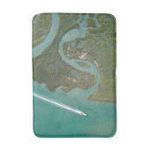 Marsh Scene Bath Mat Badematte (Vorderseite Vertikal)