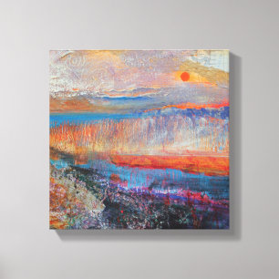 Marsh Sunset 2013 Leinwanddruck