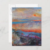 Marsh Sunset 2013 Postkarte (Vorne/Hinten)