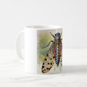Marsh Treader Insect 180724IREF202 - Watercolor Kaffeetasse (Vorderseite Links)