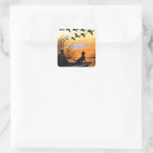 Marsh von Paul Bransom Quadratischer Aufkleber (Tasche)