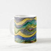 Marsh Watercolor auf Coffee Tasse (Vorderseite Links)