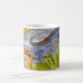 Marsh Watercolor auf Kaffee-Tasse Kaffeetasse (Mittel)