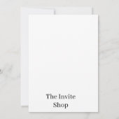 Marsha & Bear Geburtstagseinladungsthema Einladung (Rückseite)