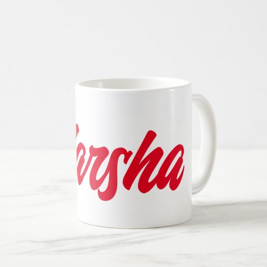 MARSHA Design-TASSE Kaffeetasse (VorderseiteRechts)