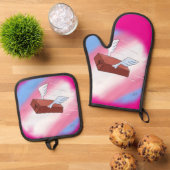 Marsha P. Johnson singt ihre Befürchtungen (voll) Ofenhandschuh & Topflappen-Set (Oben Unten)