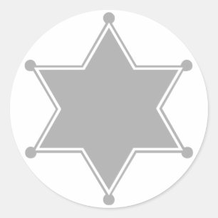 Marshal Abzeichen Runder Aufkleber