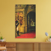 Marshal Davout im Kloster Chudow Leinwanddruck (Insitu (Wohnzimmer))