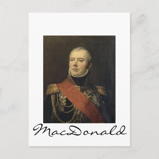 Marshal MacDonald Postkarte (Vorderseite)