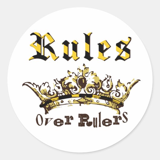 Marshal Rules Stickers (Vorderseite)