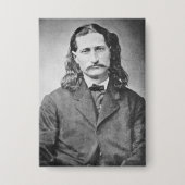 Marshal Wild Bill Hickok Old West Gunfighter Button (Vorderseite)