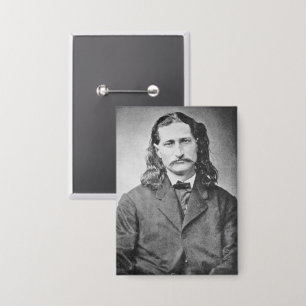 Marshal Wild Bill Hickok Old West Gunfighter Button