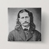 Marshal Wild Bill Hickok Old West Gunfighter Button (Vorderseite)
