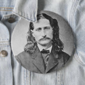 Marshal Wild Bill Hickok Old West Gunfighter Button (Beispiel)