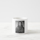 Marshal Wild Bill Hickok Old West Gunfighter Espressotasse (Vorderseite)
