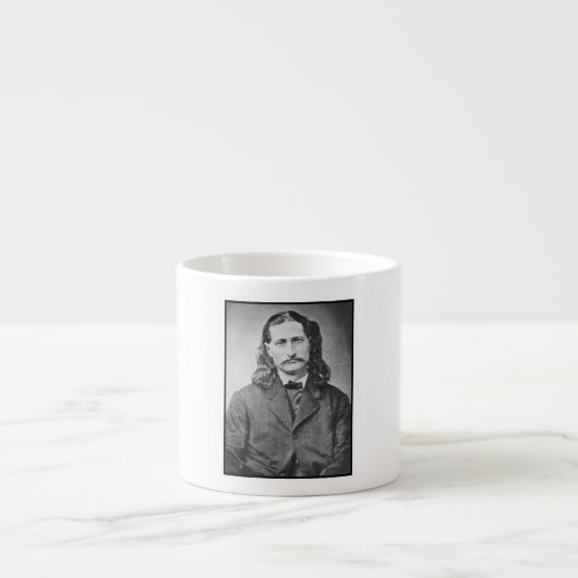 Marshal Wild Bill Hickok Old West Gunfighter Espressotasse (Vorderseite)