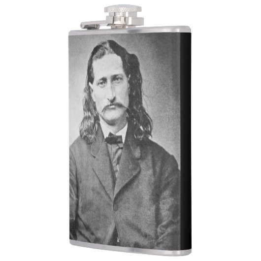 Marshal Wild Bill Hickok Old West Gunfighter Flachmann (Links)