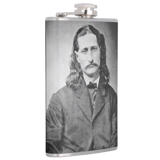 Marshal Wild Bill Hickok Old West Gunfighter Flachmann (Rechts)