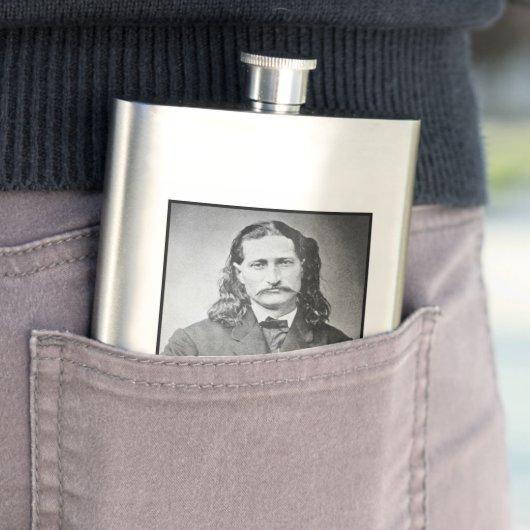Marshal Wild Bill Hickok Old West Gunfighter Flachmann (Beispiel)