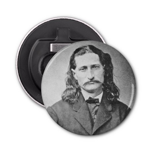 Marshal Wild Bill Hickok Old West Gunfighter Flaschenöffner (Vorderseite)