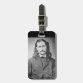 Marshal Wild Bill Hickok Old West Gunfighter Gepäckanhänger (Vorderseite vertikal)