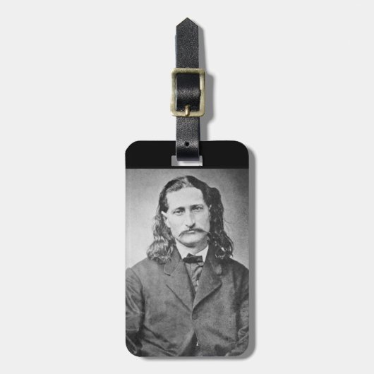 Marshal Wild Bill Hickok Old West Gunfighter Gepäckanhänger (Vorderseite vertikal)