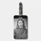 Marshal Wild Bill Hickok Old West Gunfighter Gepäckanhänger (Rückseite vertikal)