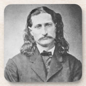 Marshal Wild Bill Hickok Old West Gunfighter Getränkeuntersetzer (Vorderseite)
