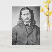Marshal Wild Bill Hickok Old West Gunfighter Karte (Gelbe Blume)