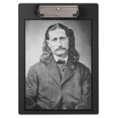 Marshal Wild Bill Hickok Old West Gunfighter Klemmbrett (Vorderseite)