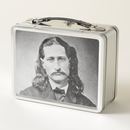 Marshal Wild Bill Hickok Old West Gunfighter Metall Brotdose (Rückseite)
