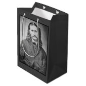 Marshal Wild Bill Hickok Old West Gunfighter Mittlere Geschenktüte (Rückseite Schrägansicht)