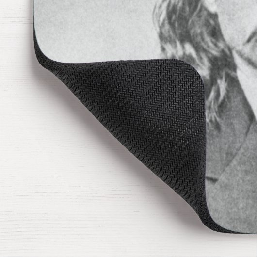 Marshal Wild Bill Hickok Old West Gunfighter Mousepad (Ecke)