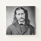 Marshal Wild Bill Hickok Old West Gunfighter Notizblock (Rückseite)