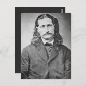 Marshal Wild Bill Hickok Old West Gunfighter Postkarte (Vorne/Hinten)