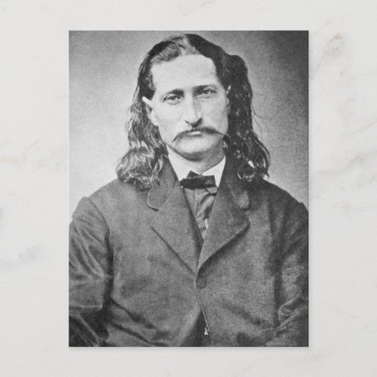 Marshal Wild Bill Hickok Old West Gunfighter Postkarte (Vorderseite)