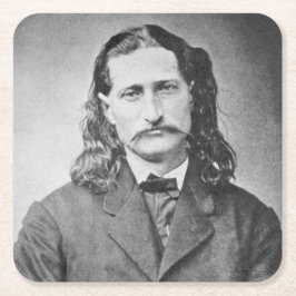 Marshal Wild Bill Hickok Old West Gunfighter Rechteckiger Pappuntersetzer