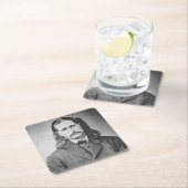 Marshal Wild Bill Hickok Old West Gunfighter Rechteckiger Pappuntersetzer (Vor Ort)