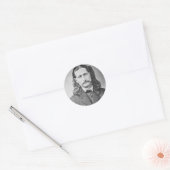 Marshal Wild Bill Hickok Old West Gunfighter Runder Aufkleber (Umschlag)