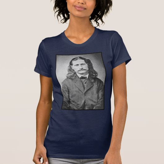 Marshal Wild Bill Hickok Old West Gunfighter T-Shirt (Vorderseite)