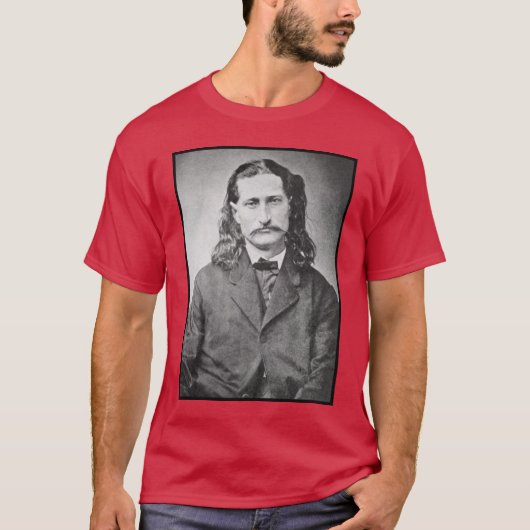 Marshal Wild Bill Hickok Old West Gunfighter T-Shirt (Vorderseite)