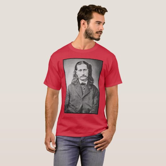 Marshal Wild Bill Hickok Old West Gunfighter T-Shirt (Vorne ganz)