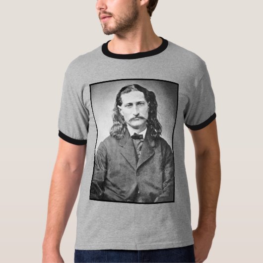 Marshal Wild Bill Hickok Old West Gunfighter T-Shirt (Vorderseite)