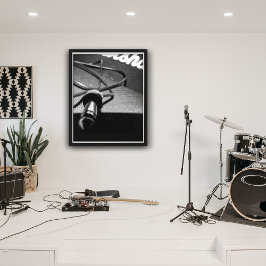 Marshall Amp & Jack Lead (B&W-Version) Poster